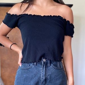 Off the shoulder blouse